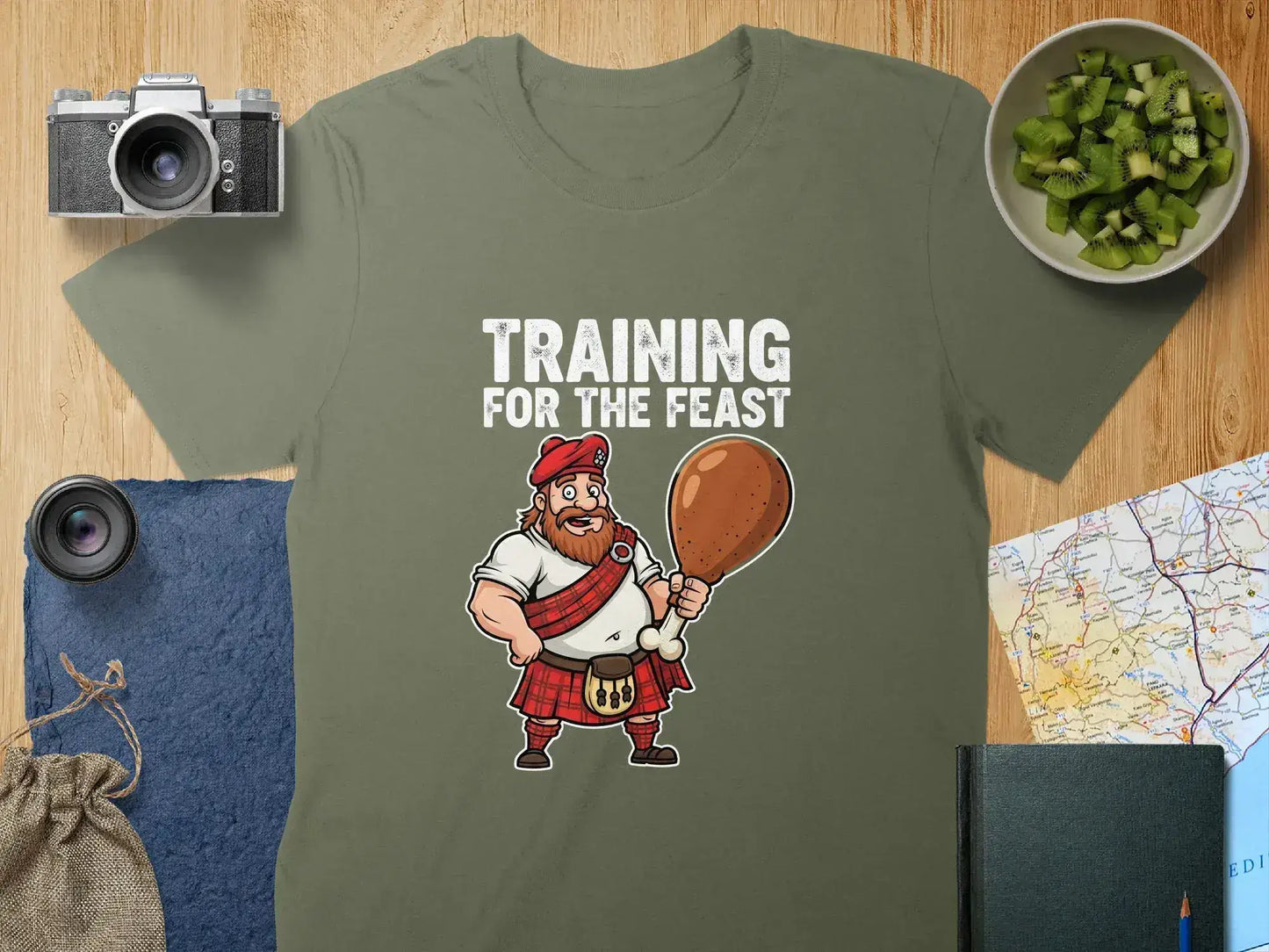 Training for the Feast Funny Graphic Shirt product type
