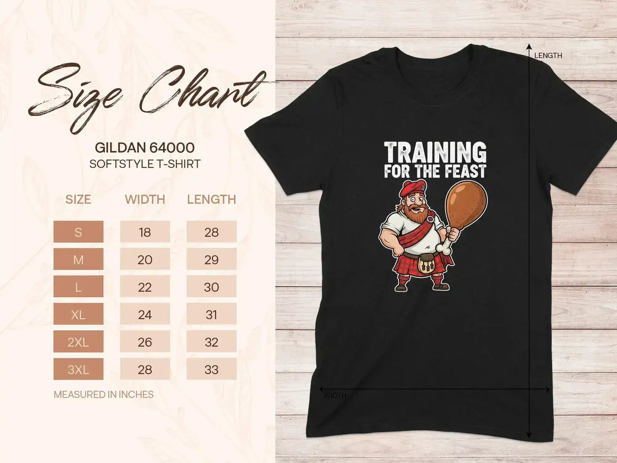 Training For The Feast Graphic T-Shirt