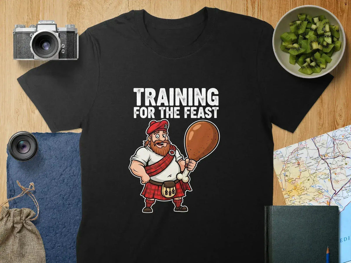 Funny Scottish Training For The Feast T-shirt