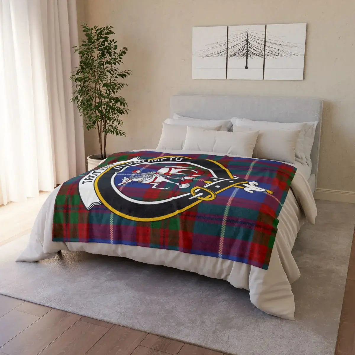 Tartan Army RFC Luxury Weighted Blanket Throws