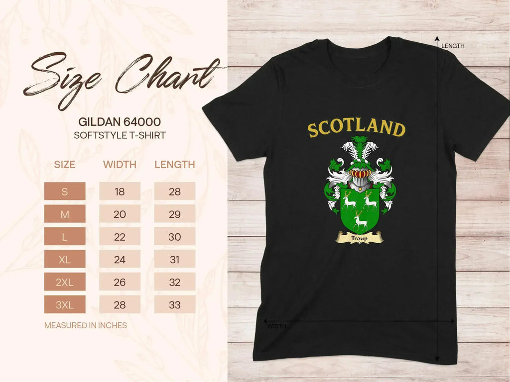 Scotland Crest Graphic Design T-shirt