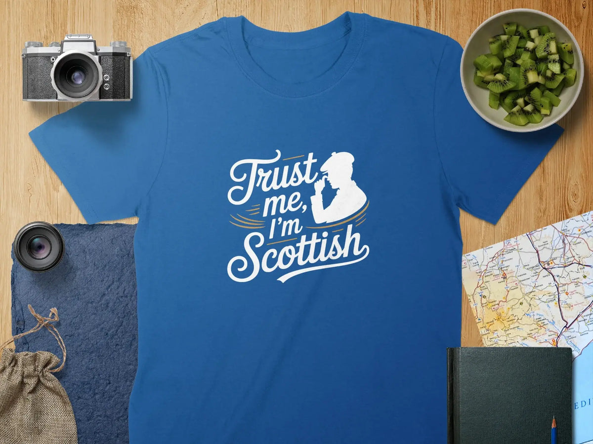 Trust Me I'm Scottish Graphic Printed Shirt