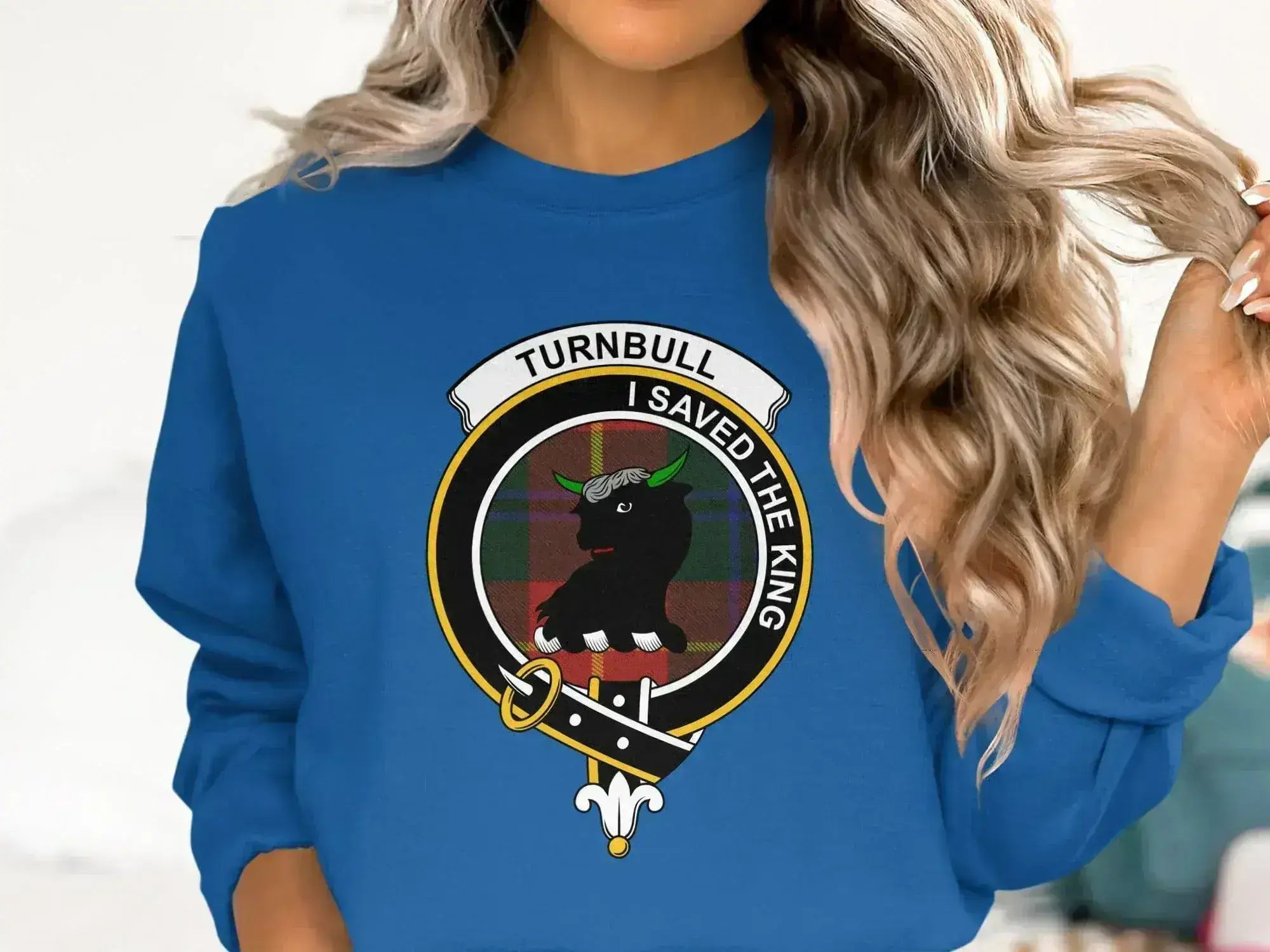 Turnbull I Saved The King Shield Logo Blue product