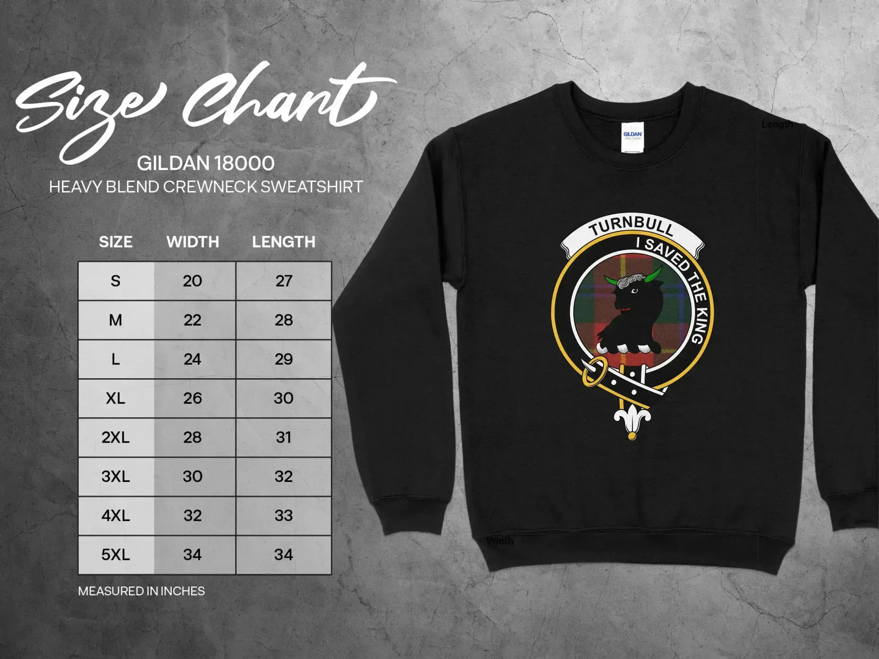 Turnbull I Saved the King Black Crewneck Sweatshirt product type