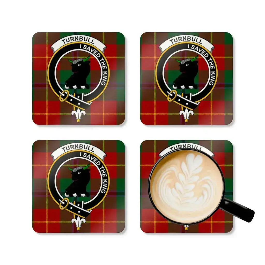 Turnbull I Saved the King Plaid Coaster Set product type