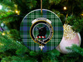 Tweedie Tholand Think Clan Crest Plaid Ornament