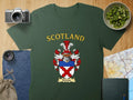 Scotland Family Crest Graphic Tee Shirt