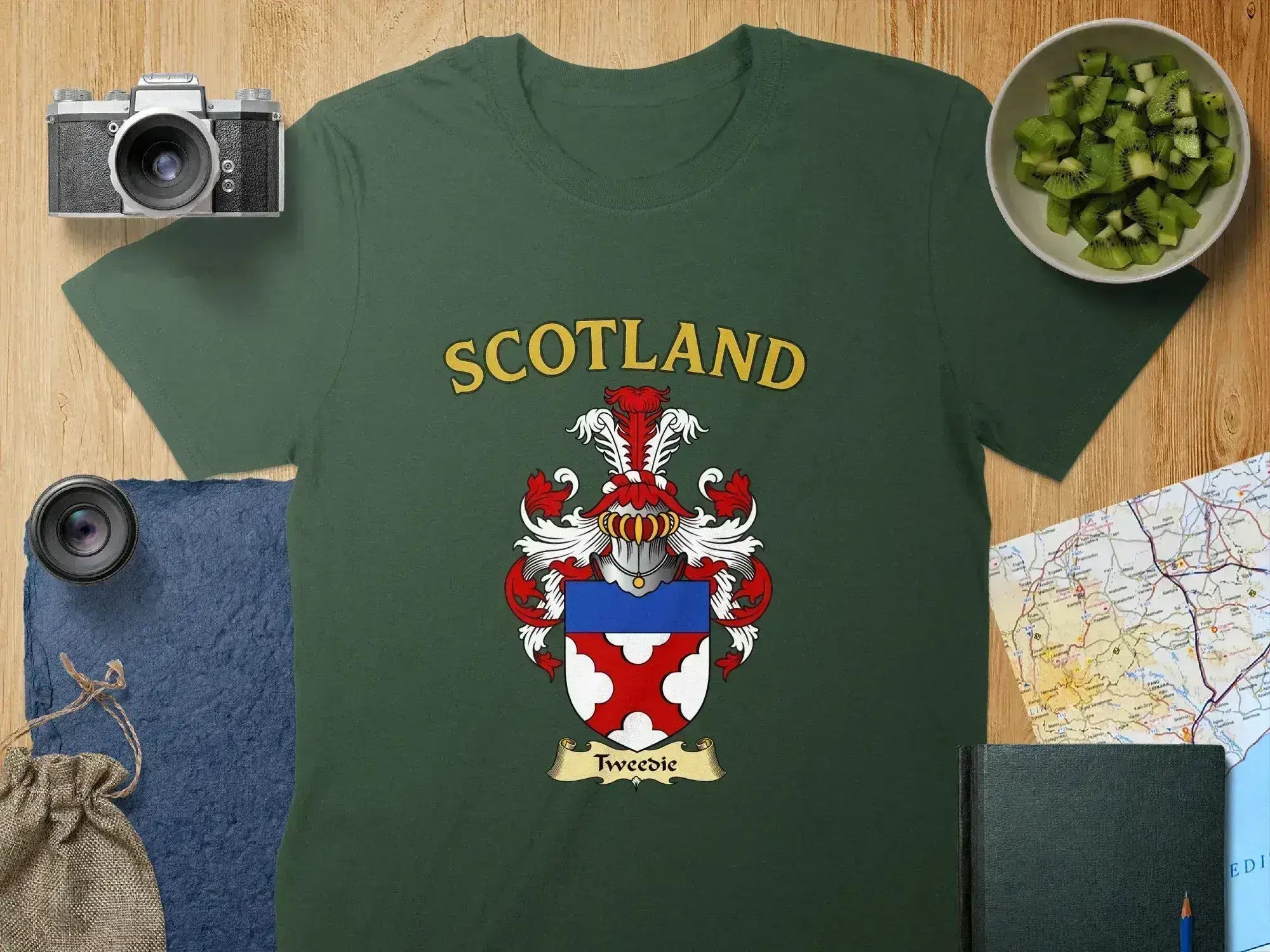 Scotland Family Crest Graphic Tee Shirt