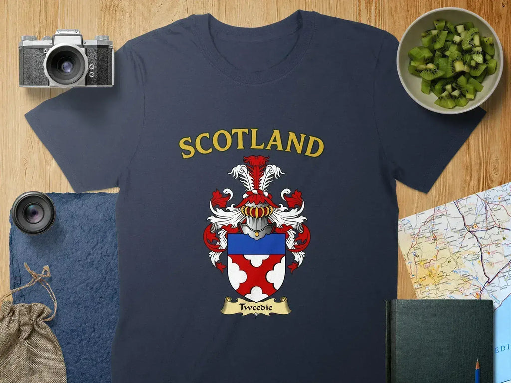Scotland Family Crest Design T-Shirt Unique