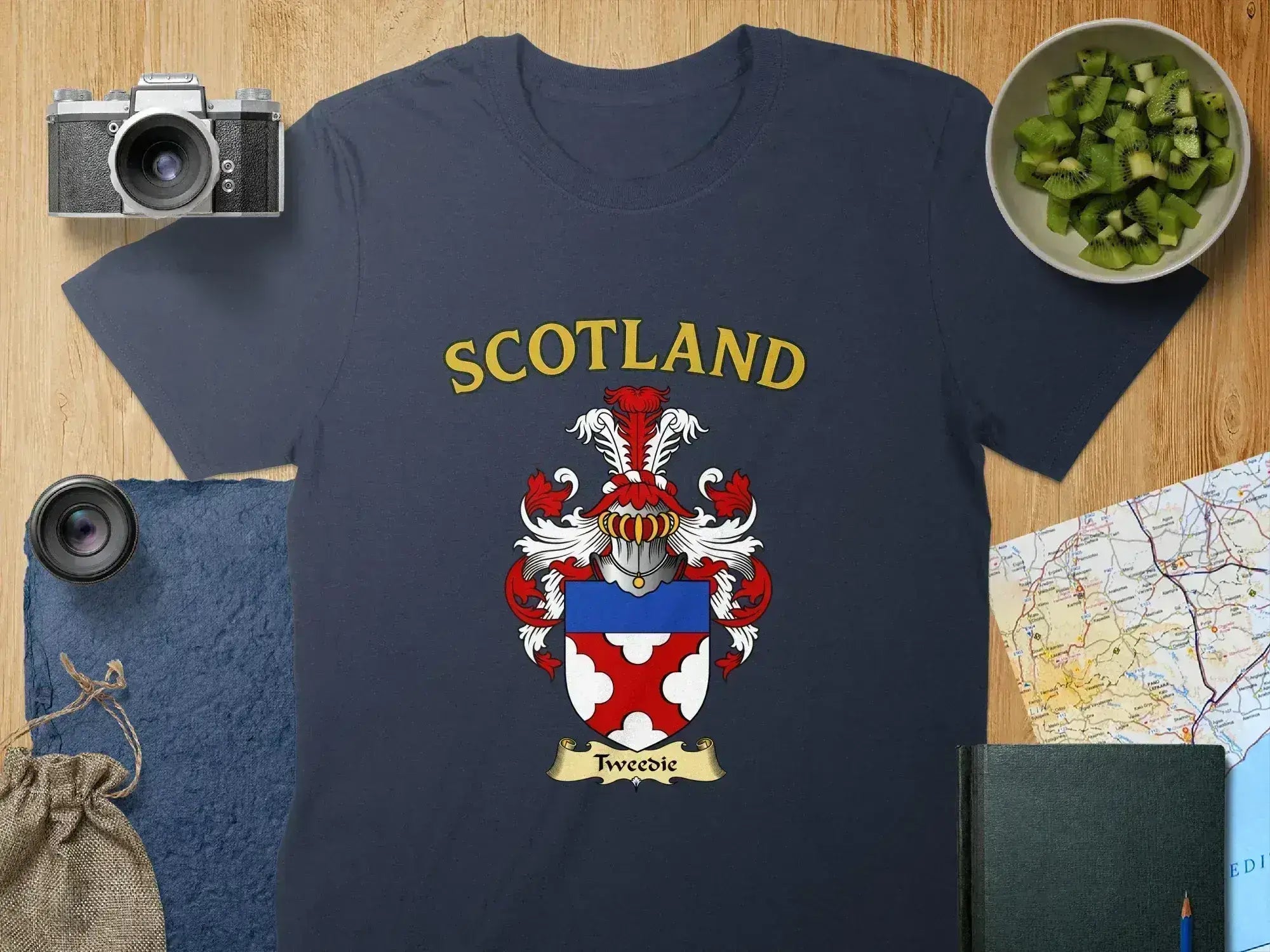 Scotland Family Crest Design T-Shirt Unique