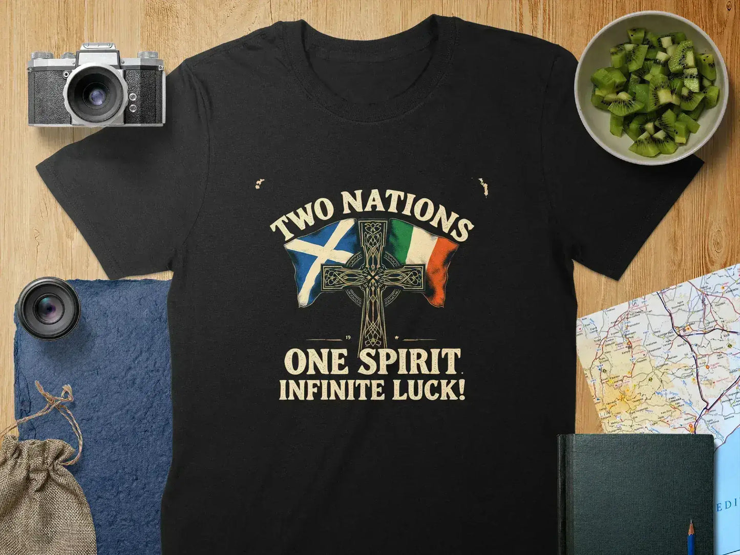 Two Nations One Spirit Infinite Luck T-shirt product