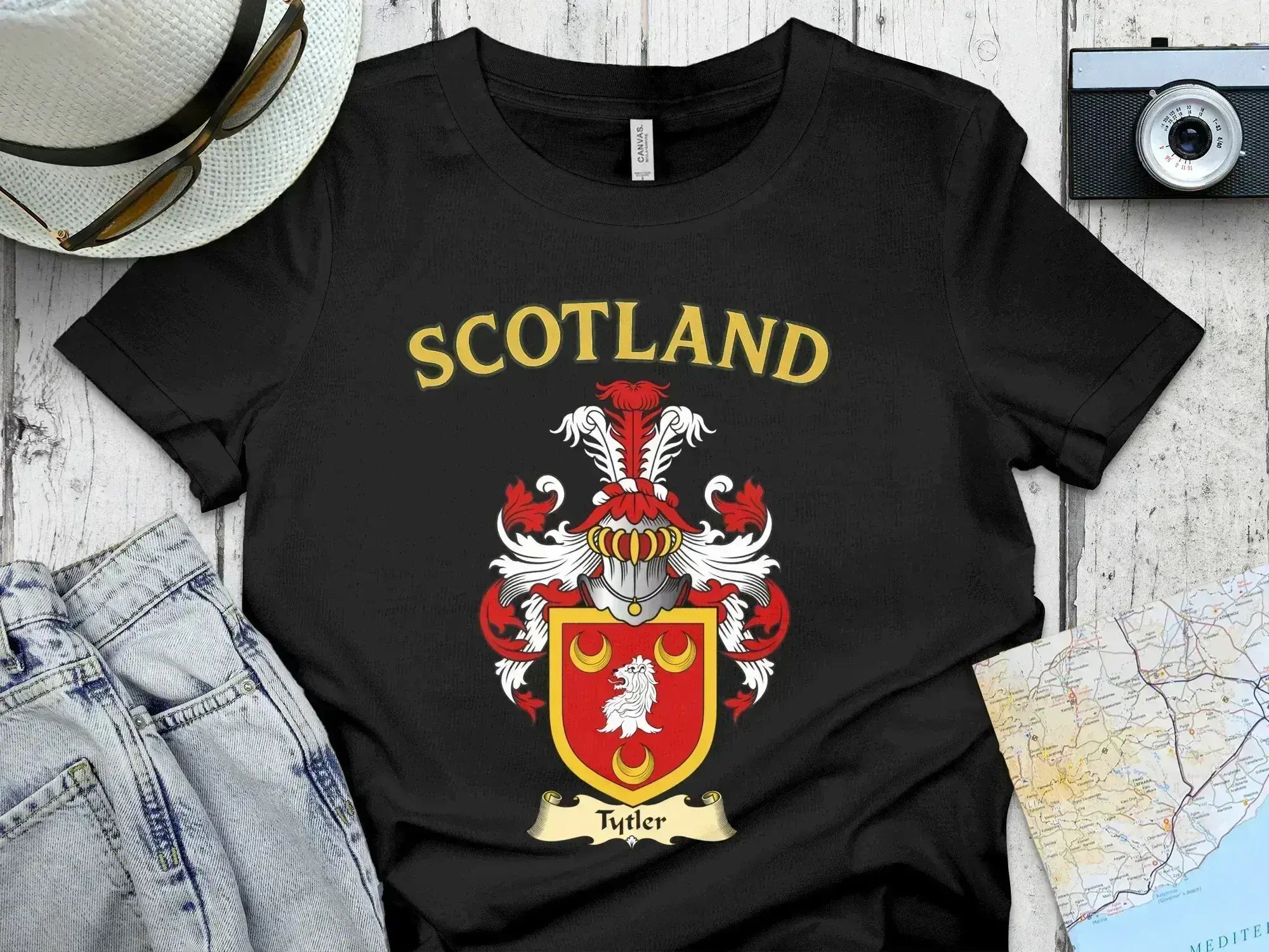 Scotland Tyther Crest Family Name Emblem Shirt