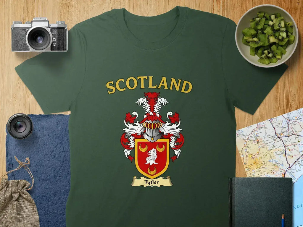 Scotland Family Crest Customizable T-Shirt