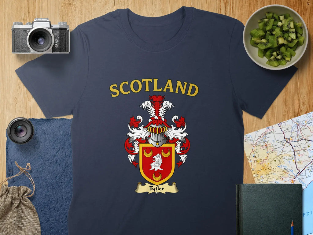 Scotland Emblem Tyler Design T-Shirt
