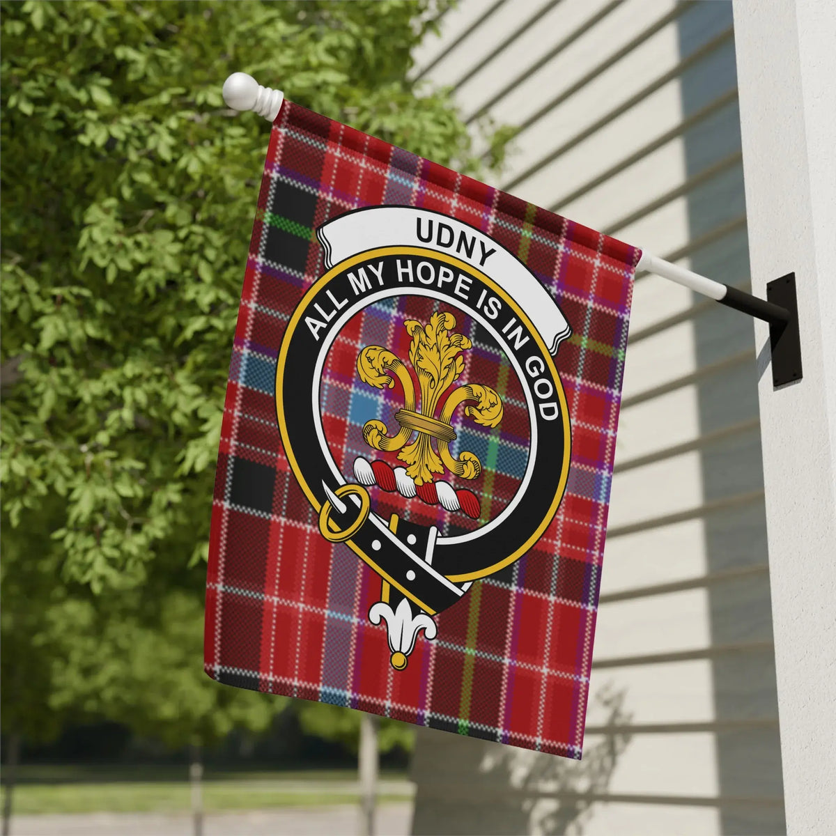 Udny Tartan Flag All My Hope Is In God