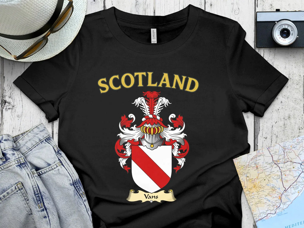Scotland Family Crest Emblem Design T-shirt