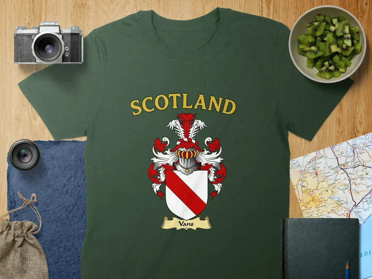 Scotland Family Crest Graphic Tee Shirt