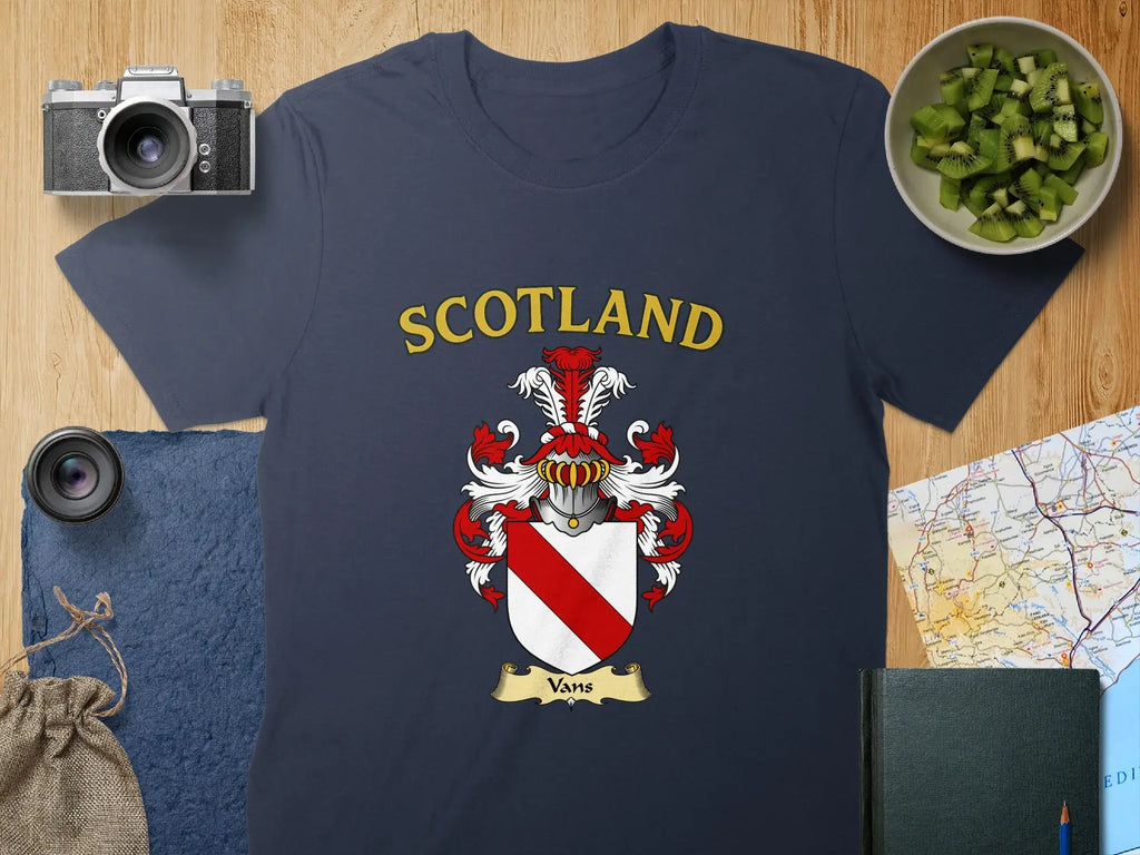 Scotland Crest Graphic Print Casual T-Shirt