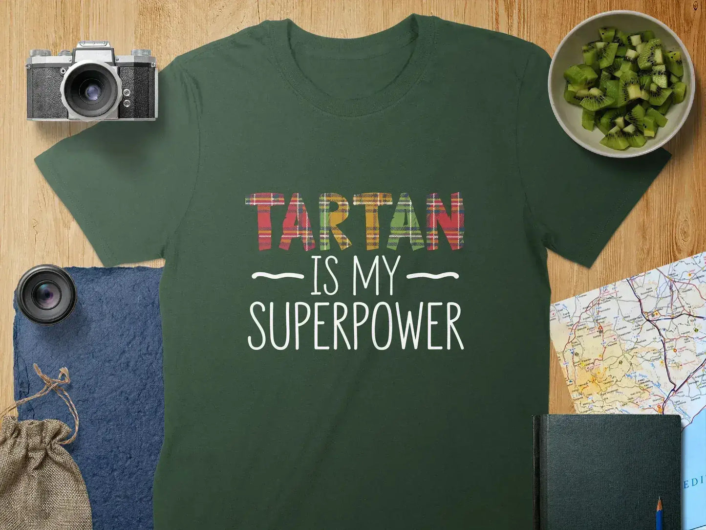 Tartan Is My Superpower Stylish Graphic T-shirt product type