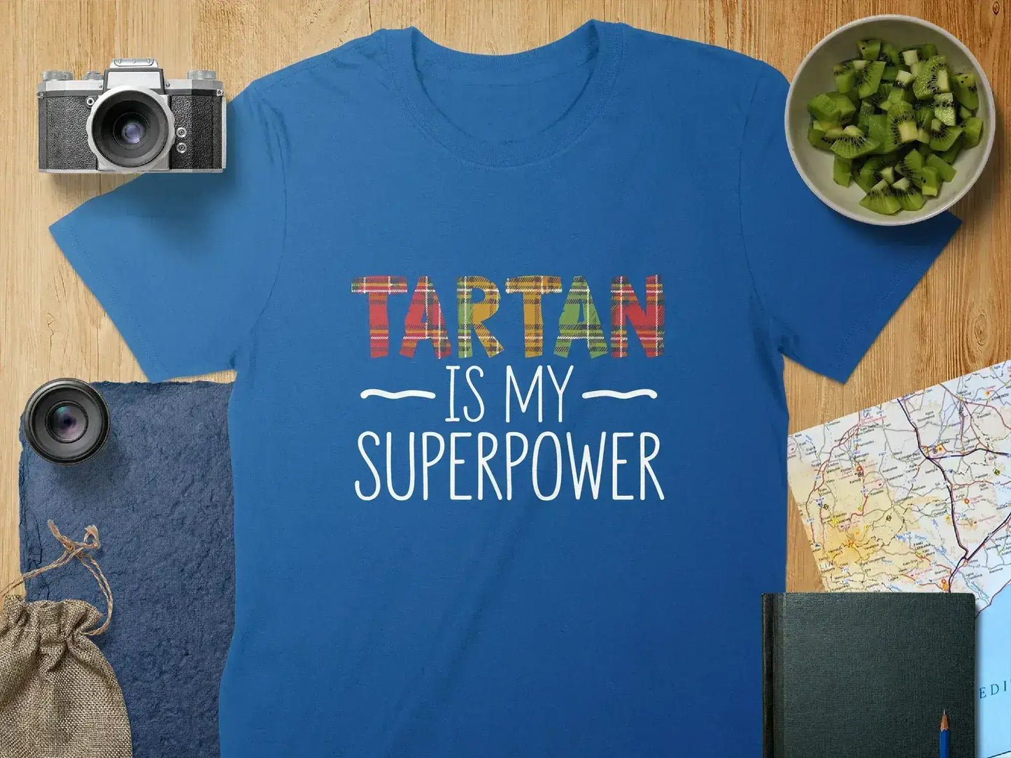 Tartan Is My Superpower Graphic T-shirt product