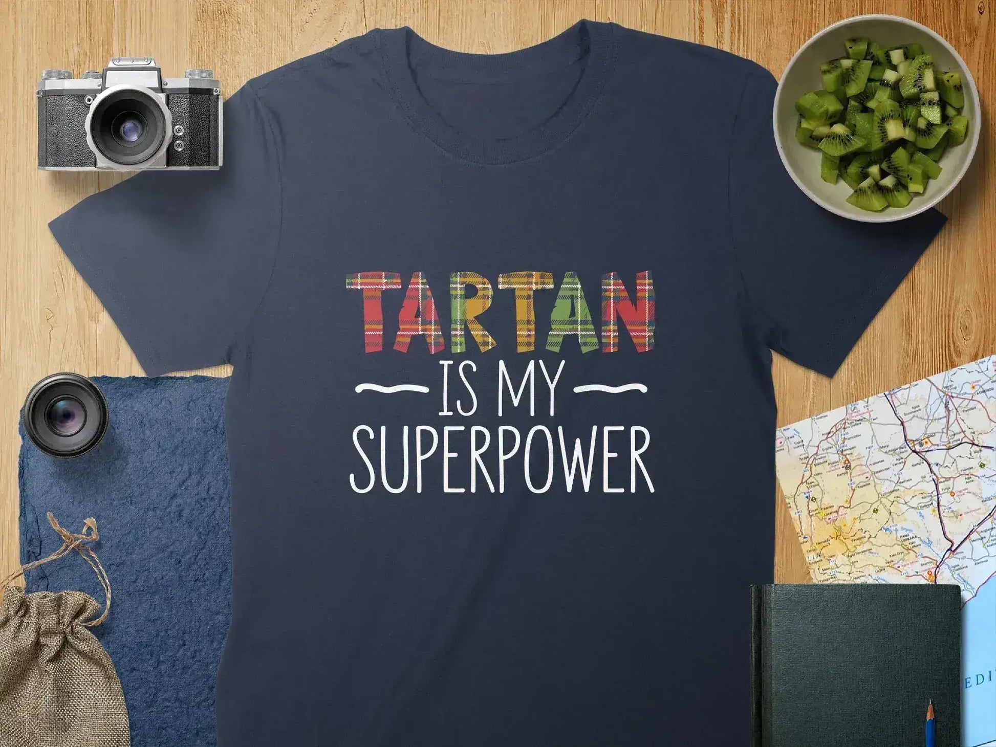 Tartan Is My Superpower Graphic T-Shirt product type