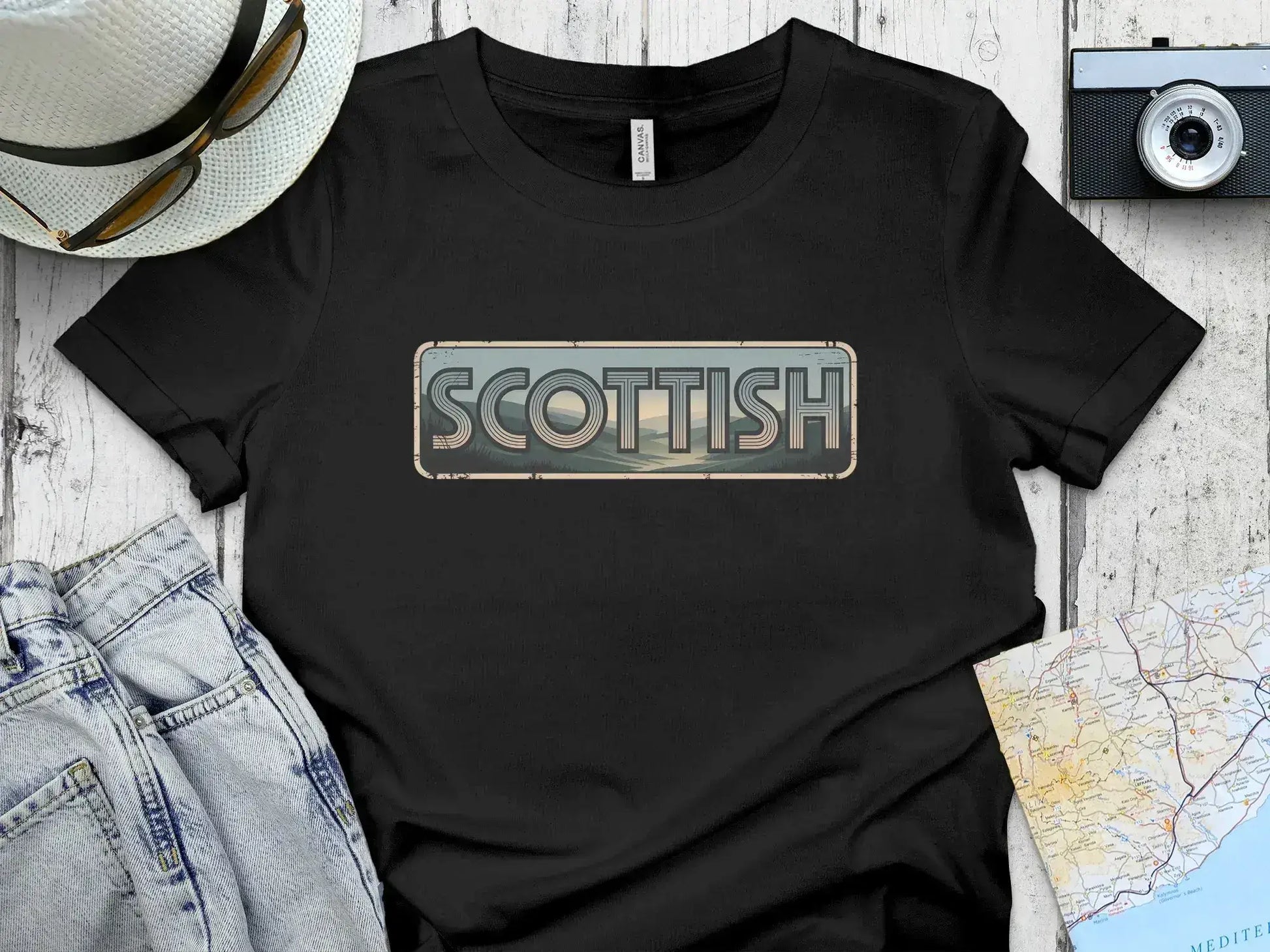 Scottish Writing Design Printed T-Shirt product