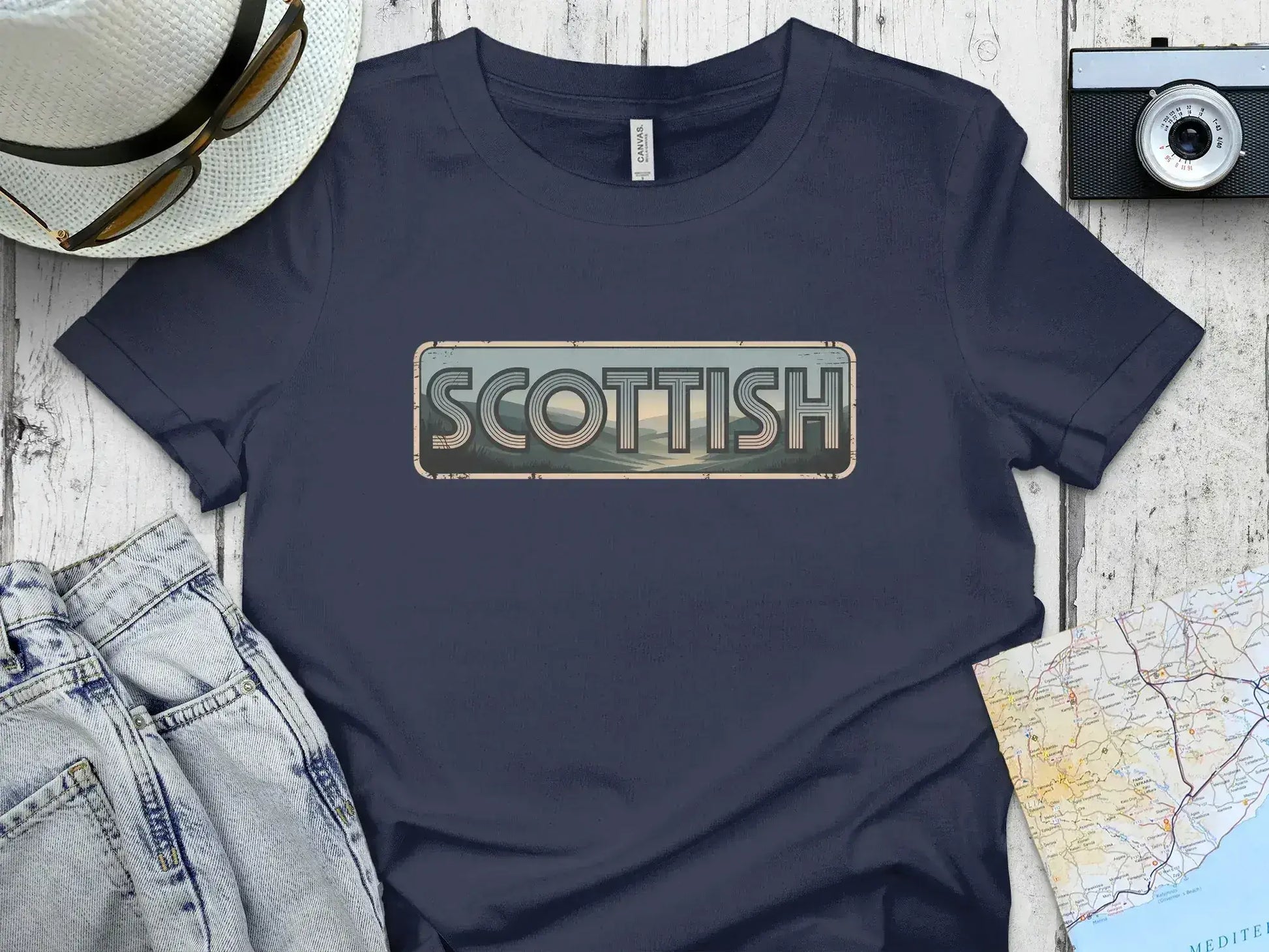 Scottish Themed Graphic Print T-Shirt product type