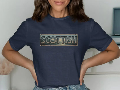Stylish Scottish Graphic Design T-Shirt product
