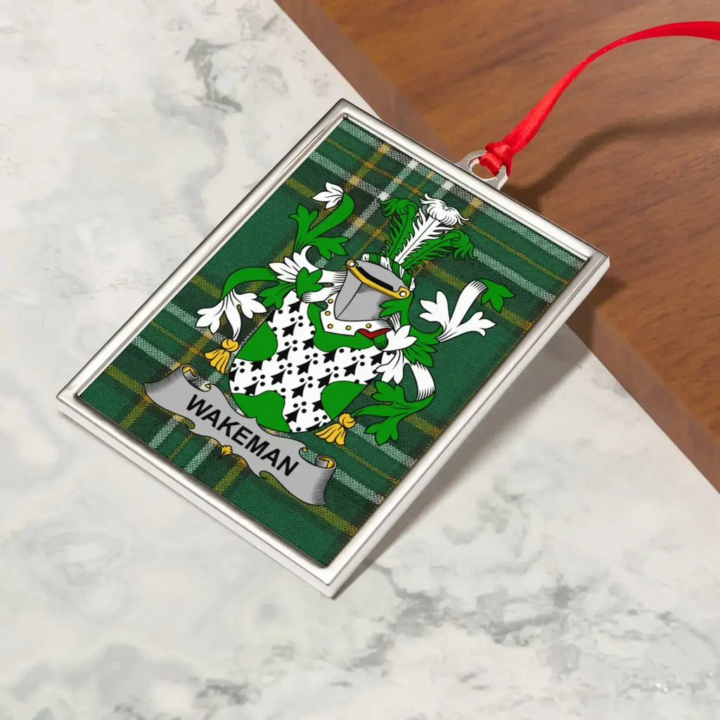 Wakeman Family Crest Ornament Gift Keepsake product