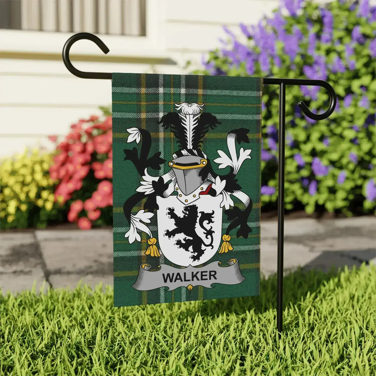 Personalized Family Crest Garden Flag Unique Outdoor Product