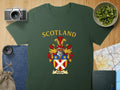 Walker crest emblem printed on a navy cotton tee