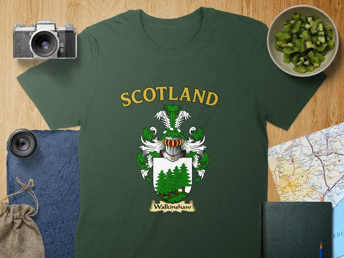 Scotland Walkinshaw Crest Green T-shirt product type