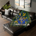 Wall Family Crest Blanket Scottish Heritage Accessory