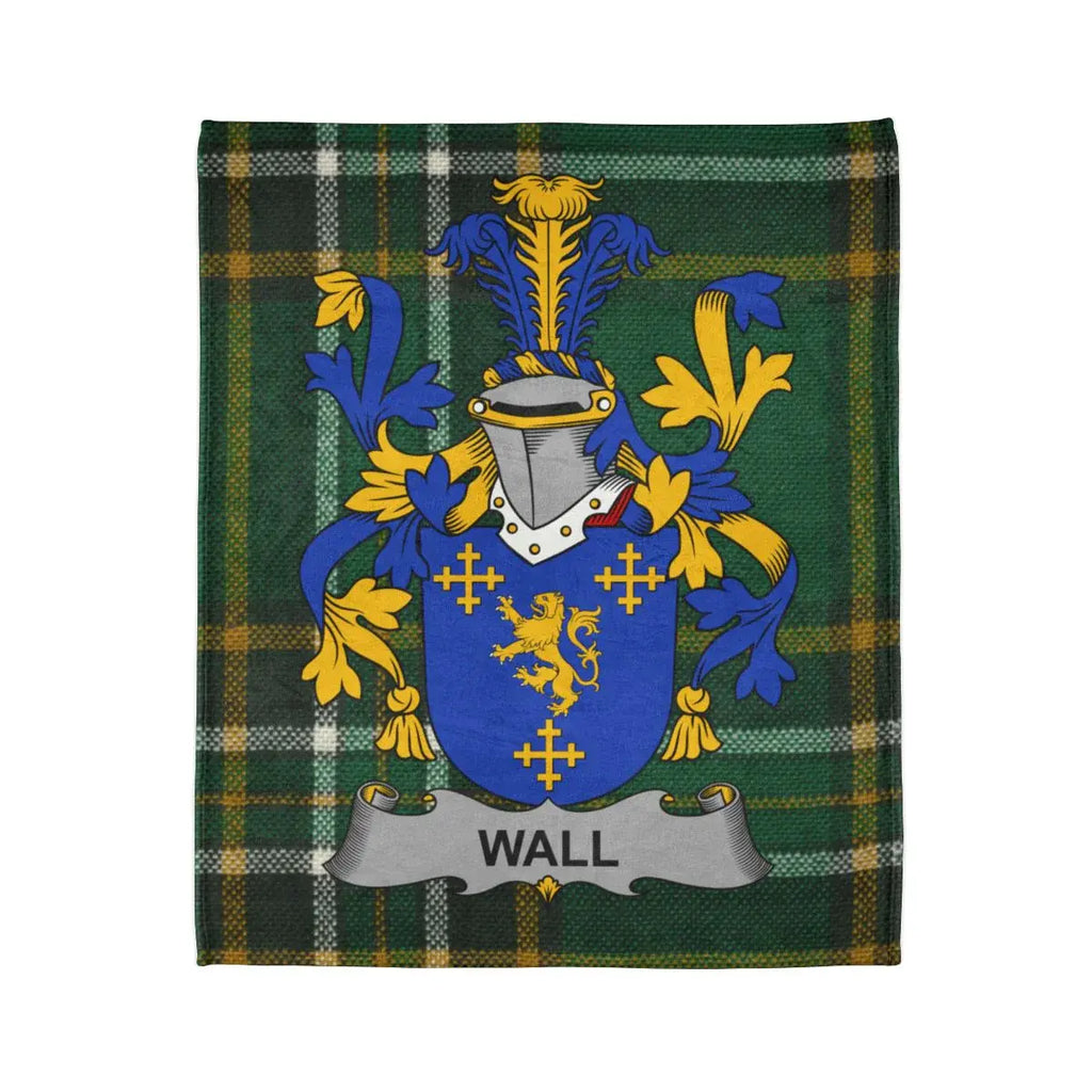 Heraldic Lion Coat of Arms Wall Crest Design Blanket