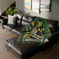 Waller Family Crest Sofa Blanket Cozy Living Room Decor