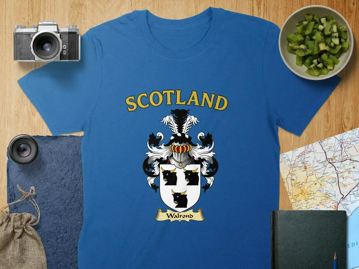 Scotland Family Crest Walrom Design T-shirt