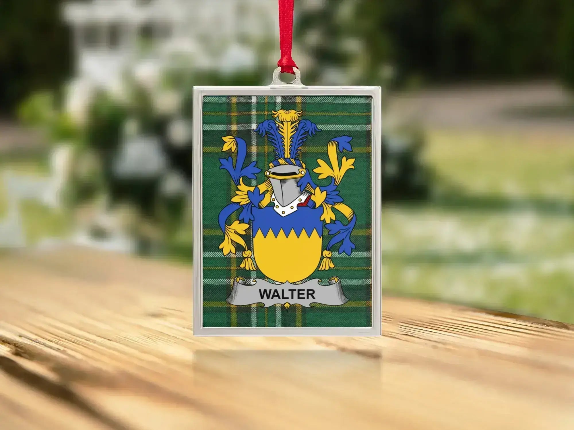 Walter Family Crest Design Ornament product type