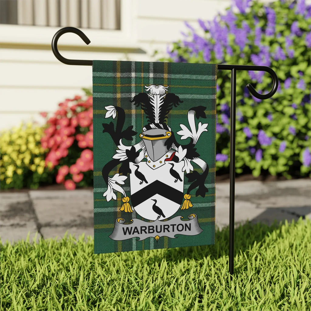 Warburton Crest Garden Flag for Outdoor Decor