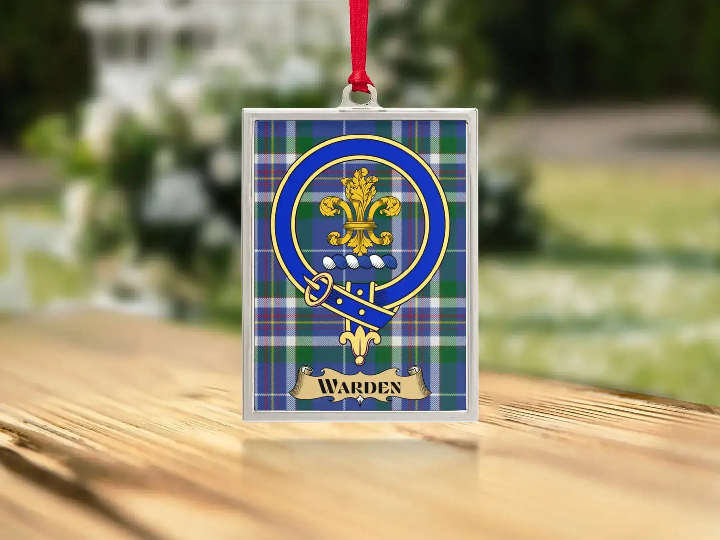 Scottish Heritage Warden Emblem Rectangular Ornament product type