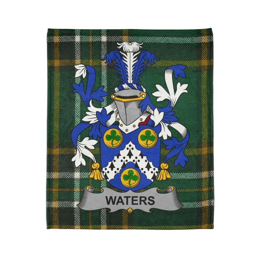 Custom Family Crest Tartan Blanket Design