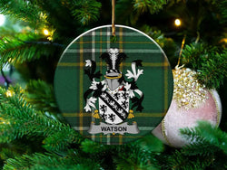 Personalized Family Crest Tree Ornament