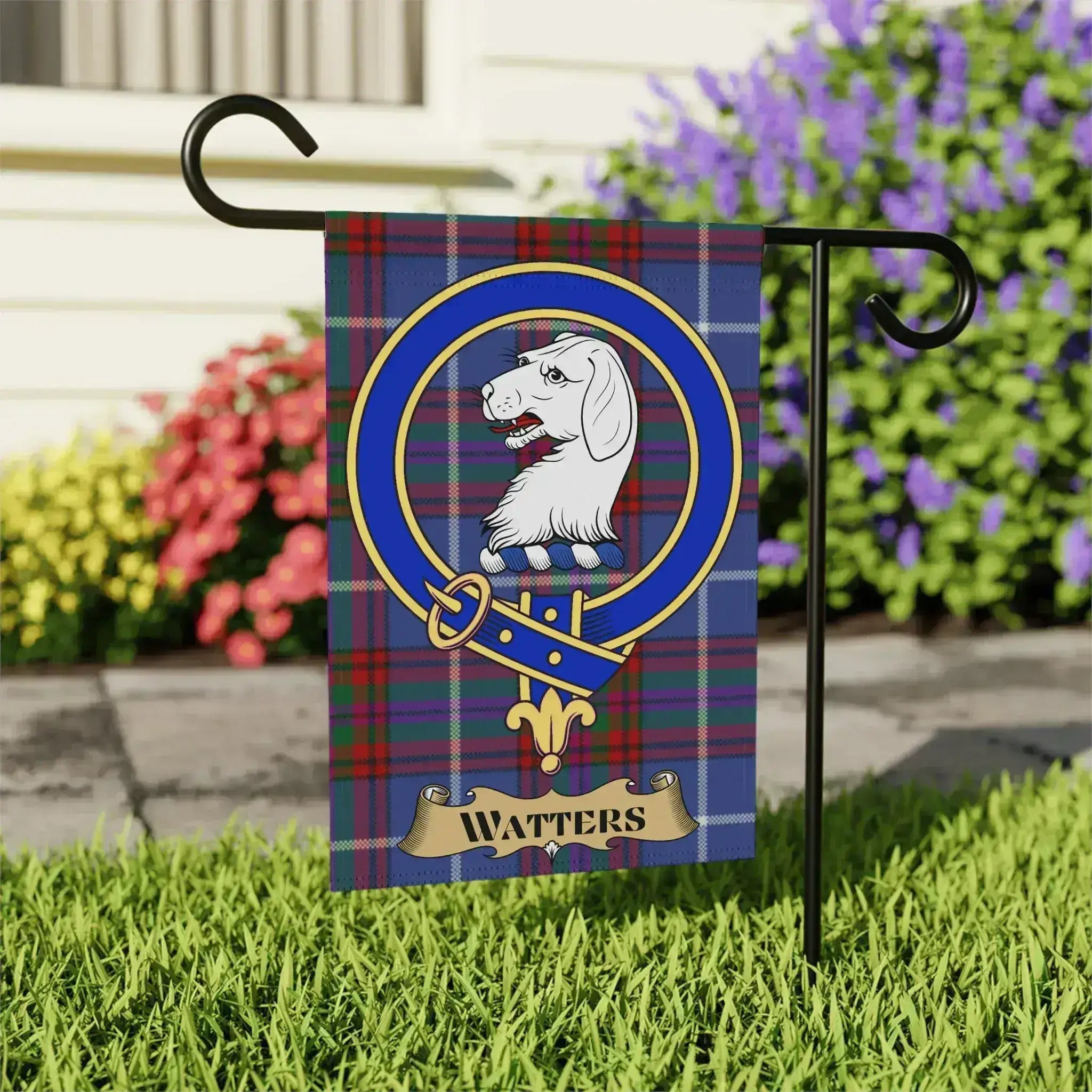 Decorative Custom Garden Flag with Family Crest product