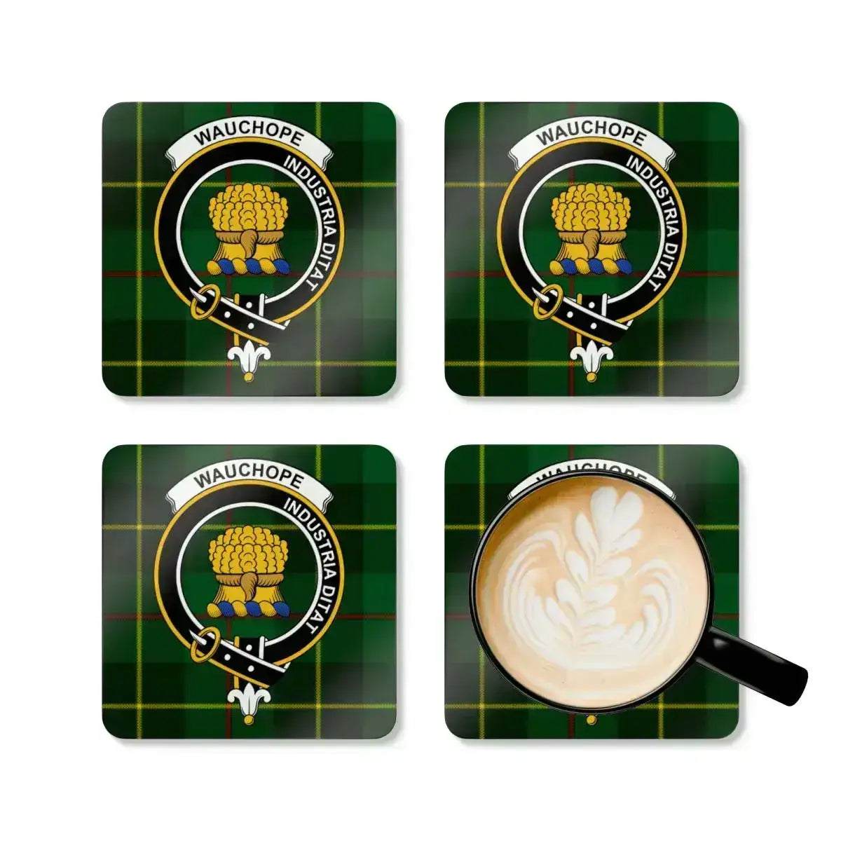 Wauchope Industra Ditat Plaid Coasters Set product type