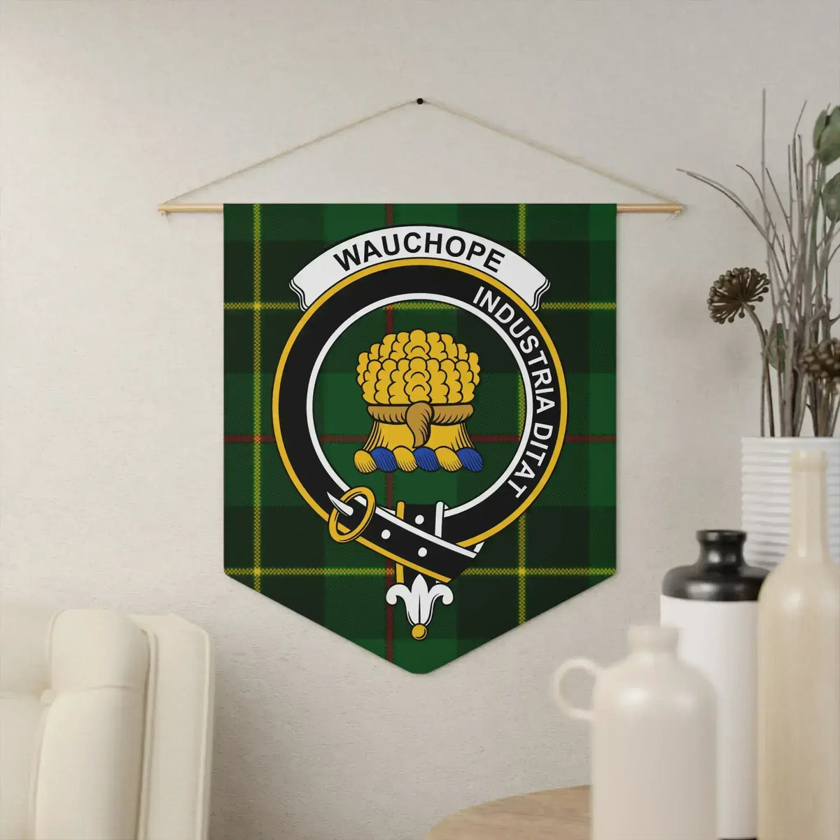 Wauchope Industria Ditat Crest Wall Hanging