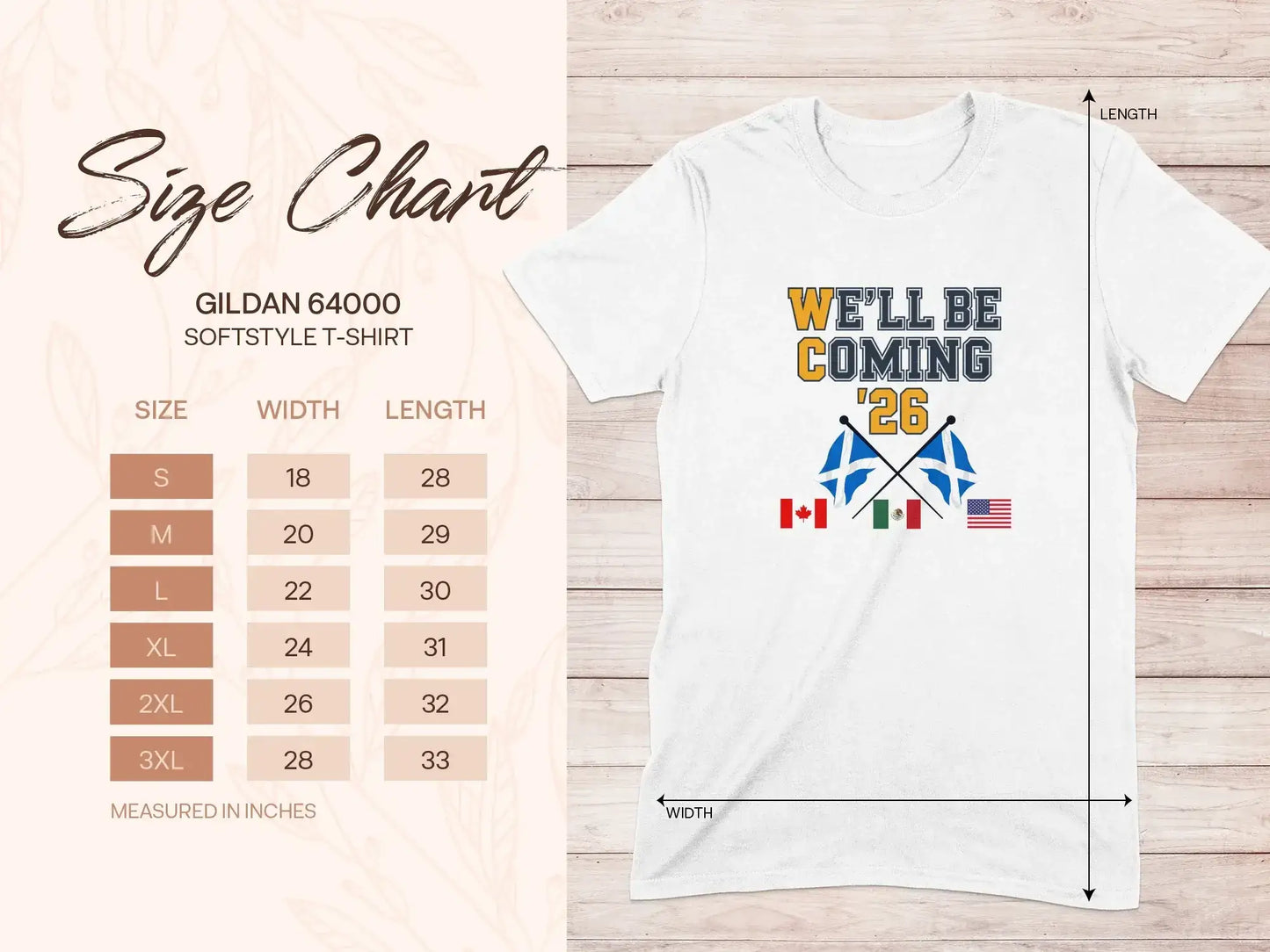 We'll Be Coming '26 Graphic Tee Shirt