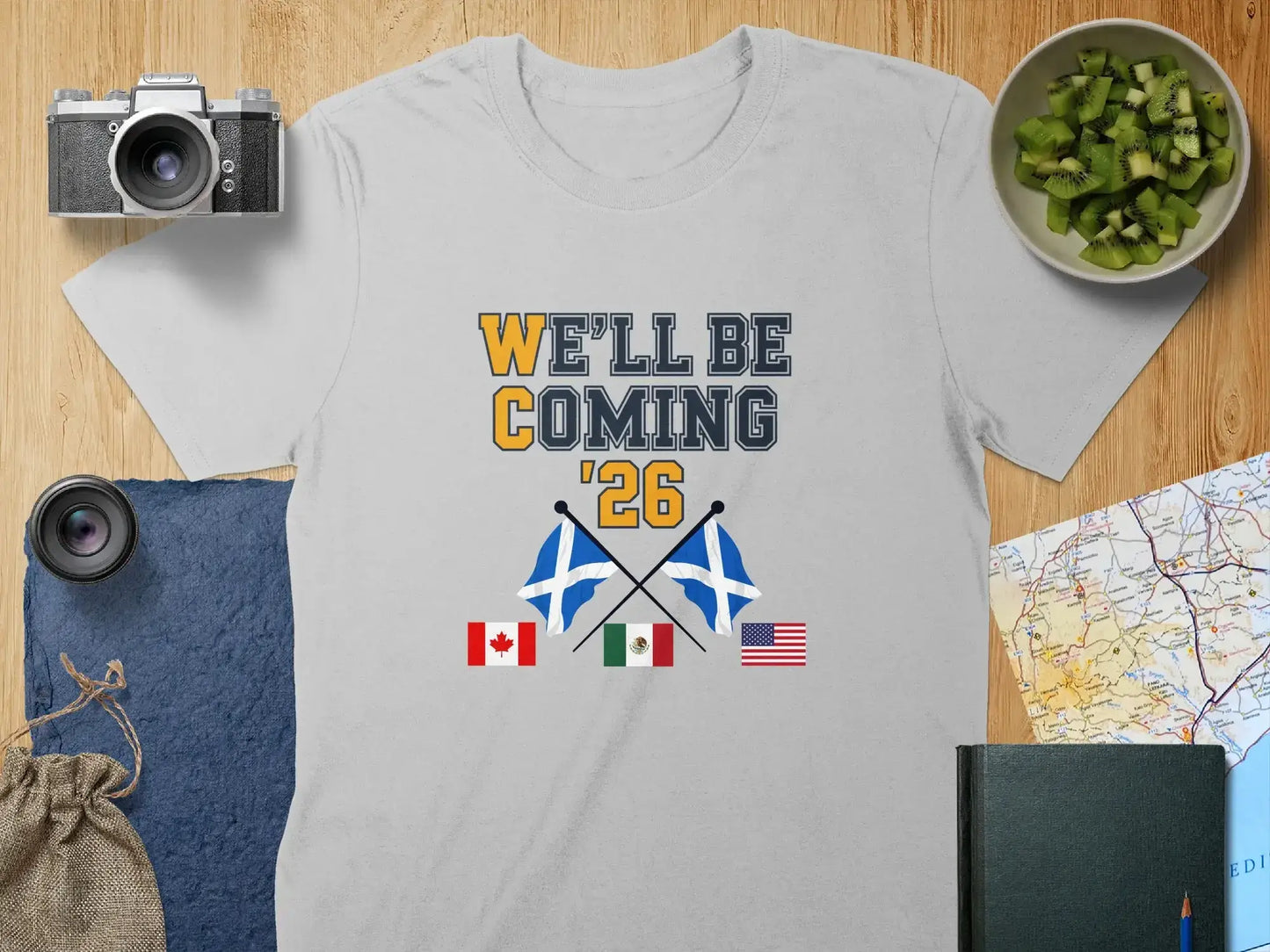 We'll Be Coming '26 Graphic Flags T-Shirt