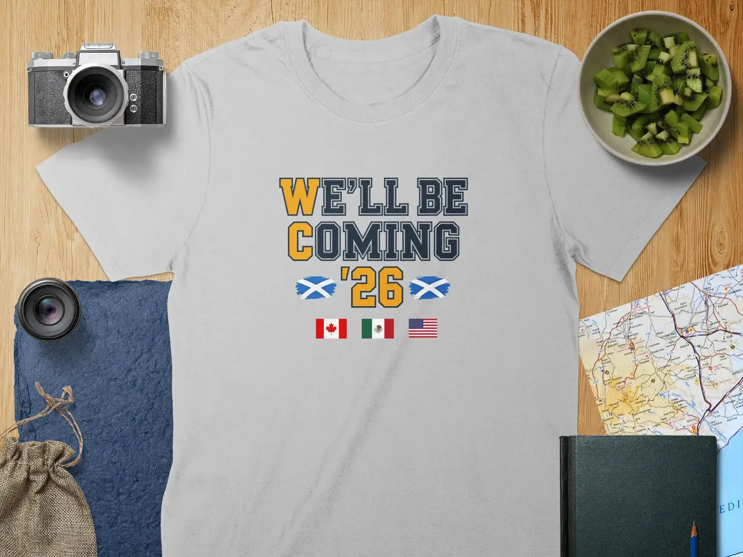 We'll Be Coming '26 Flags Graphic T-shirt