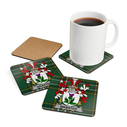 Webster Family Plaid Design Coasters product type