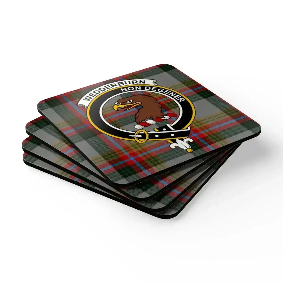 Weideburn Non Degener Tartan Pattern Coaster product
