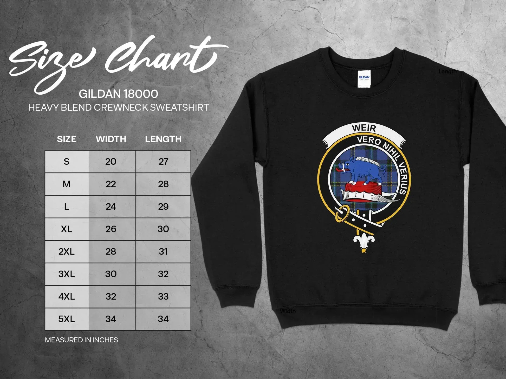 Weir Heavy Blend Crewneck Sweatshirt product type